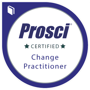 The logo of Prosci Certified Change Practitioner